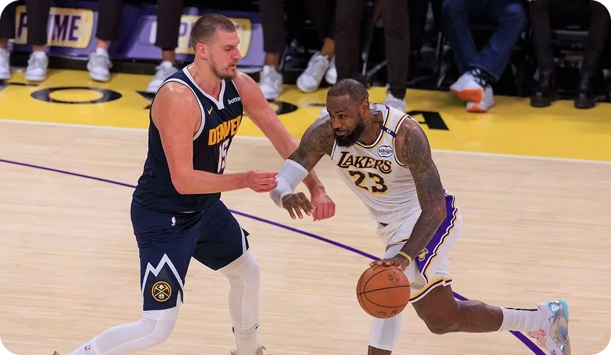 Jokic and Lebron NBA